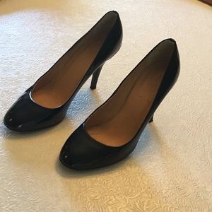 J. Crew Patent Pumps Black Size 7.5
